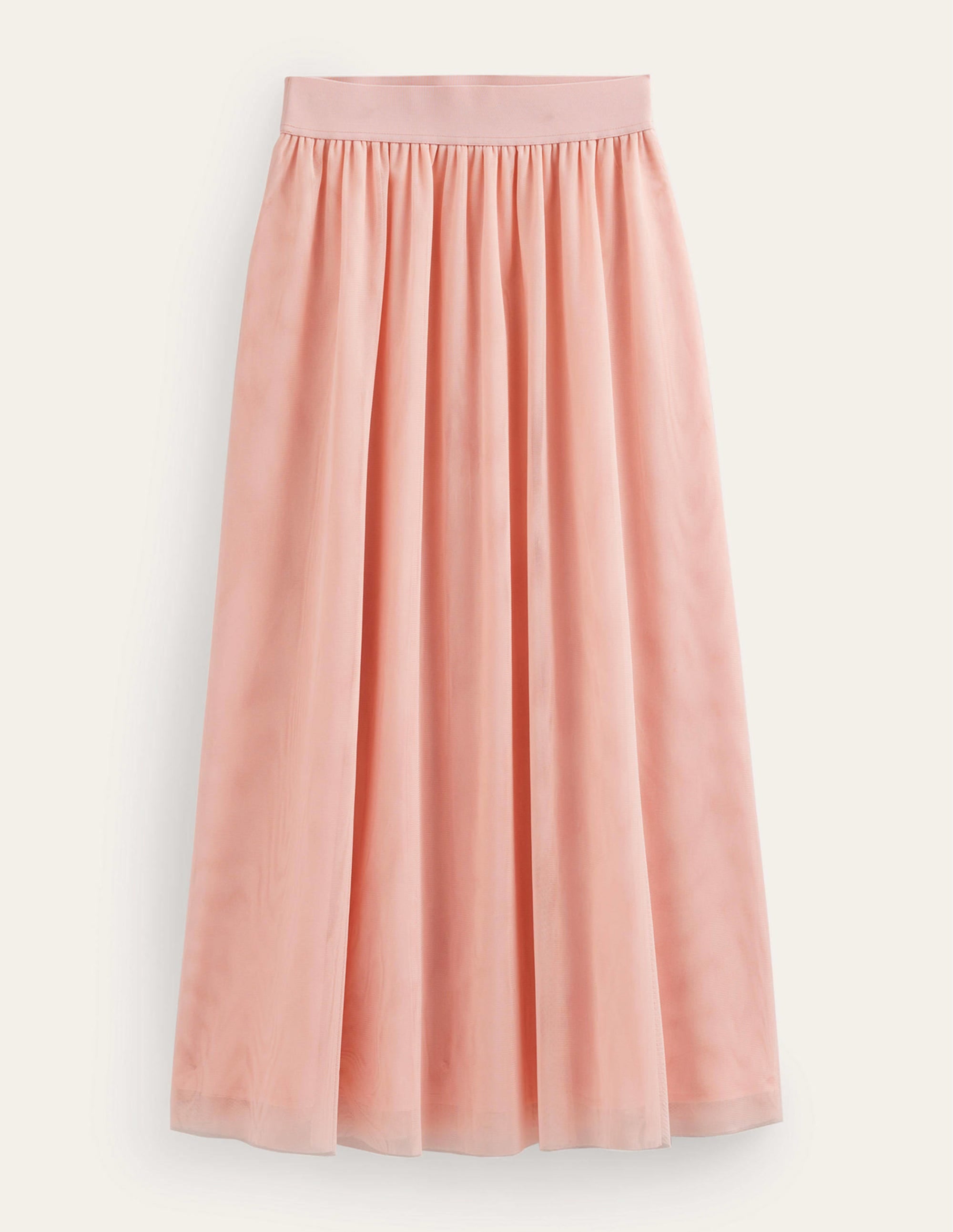 Tulle Full Midi Skirt-Pink - Image 8