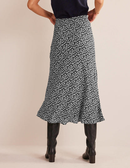 Cecelia Midi Skirt-Black, Petal Pop-3
