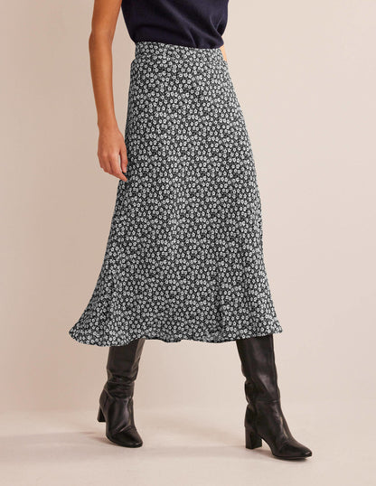Cecelia Midi Skirt-Black, Petal Pop-4