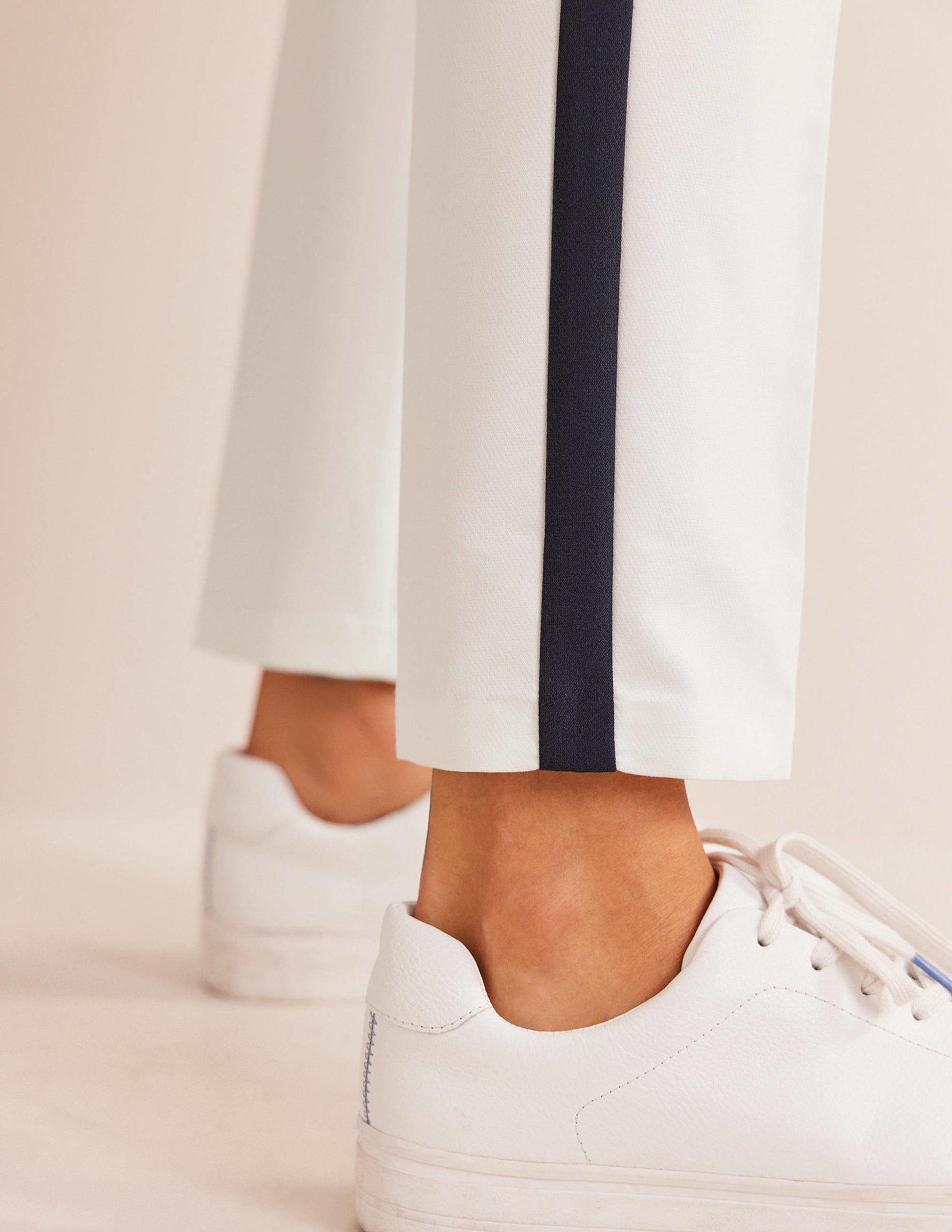 Kew Side Stripe Trousers-Ivory w/side stripe-2