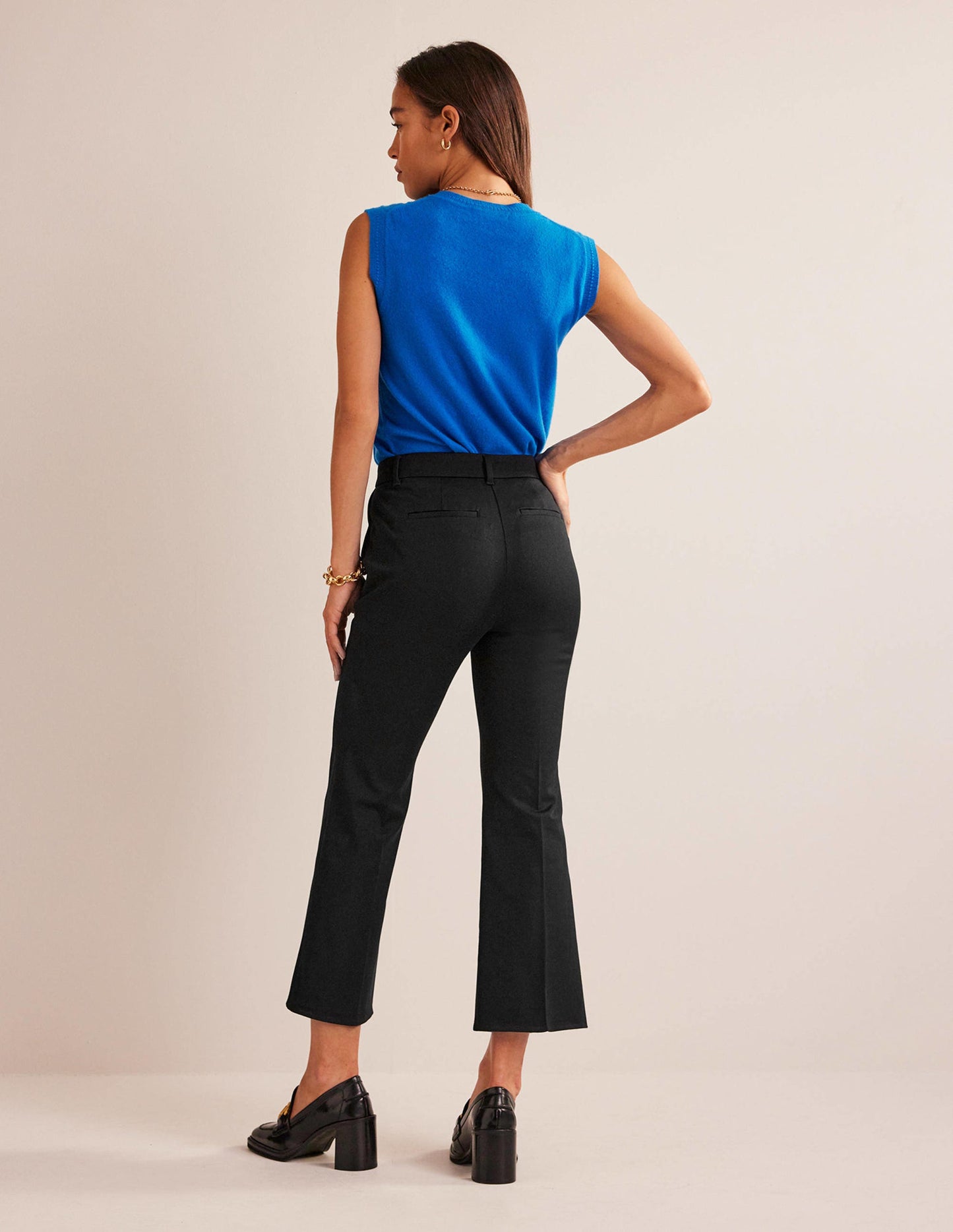 Chelsea Bi-stretch Trousers-Black