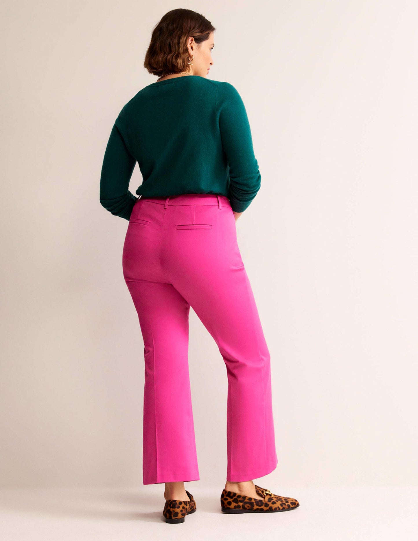 Chelsea Bi-stretch Trousers-Magenta