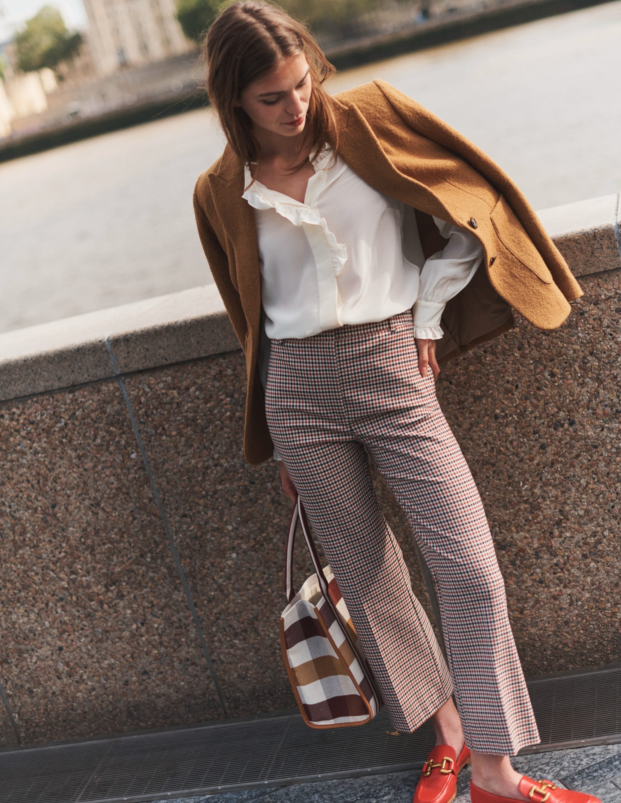 Chelsea Check Trousers-Check - Image 5