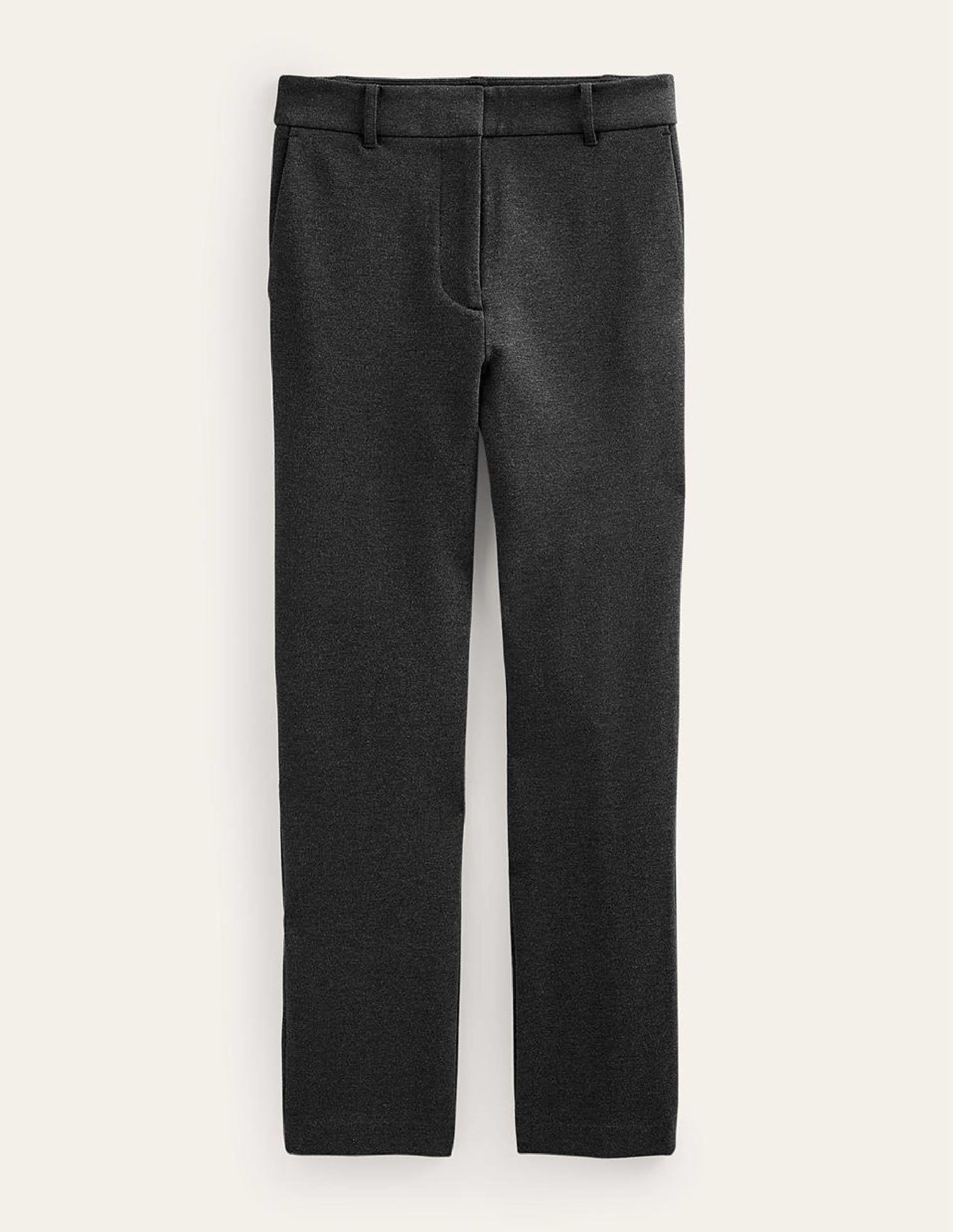 Highgate Ponte Trousers-Charcoal Marl - Image 6