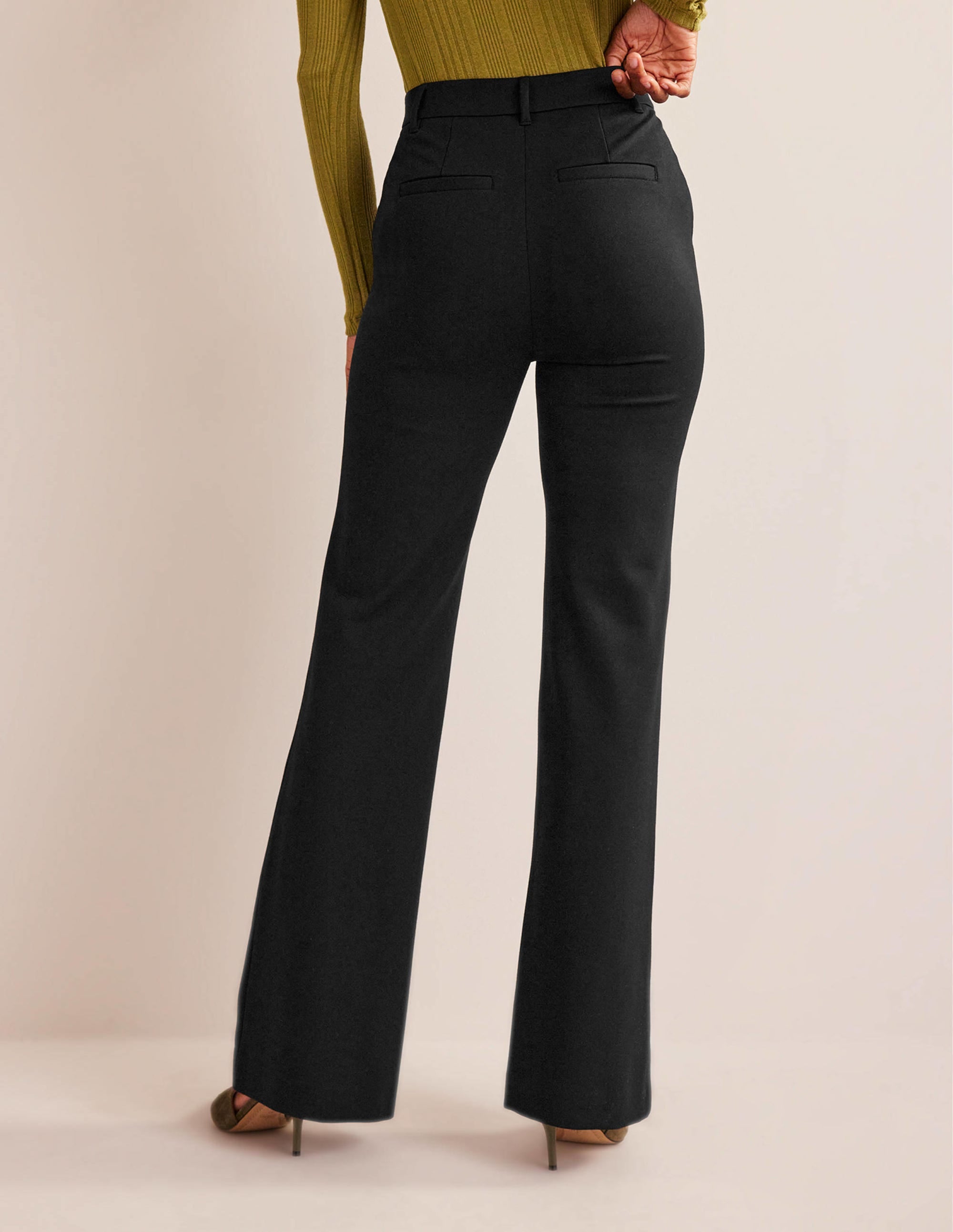 Brompton Ponte Trousers-Black - Image 3