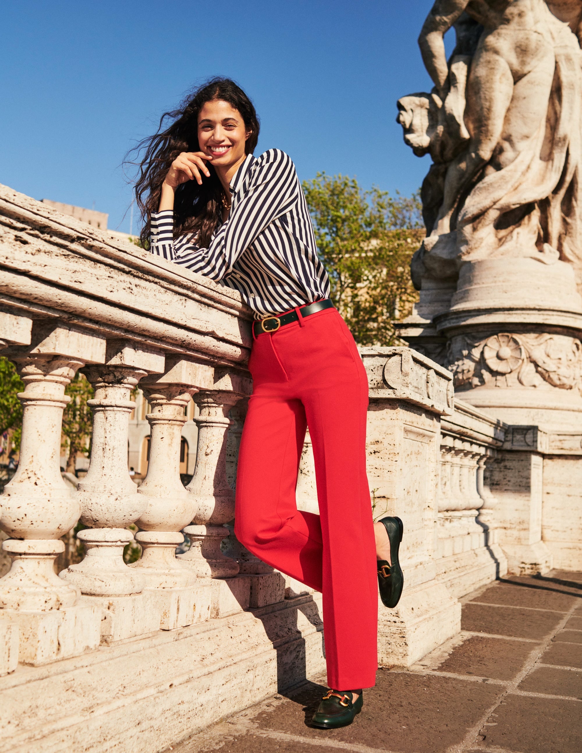 Brompton Ponte Trousers-Hot Pepper - Image 7