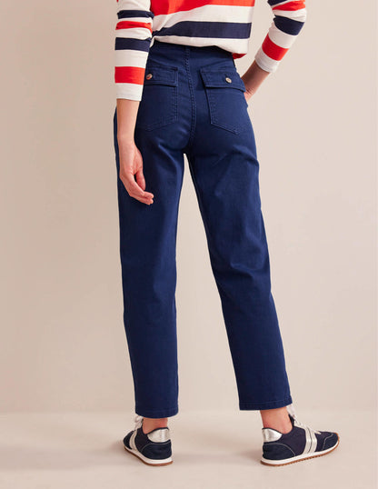 Kensington Casual Trousers-Navy