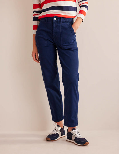 Kensington Casual Trousers-Navy