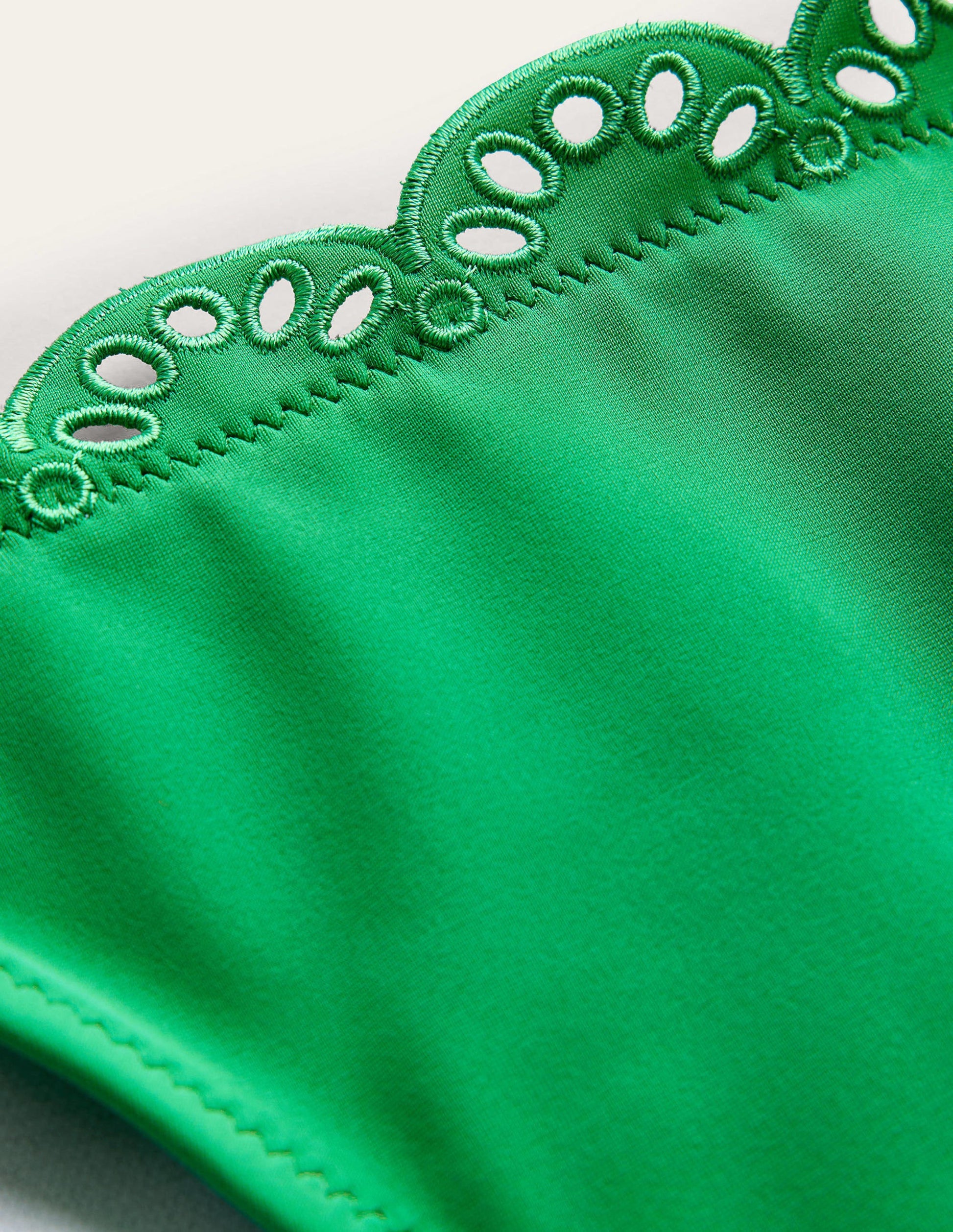 Broderie Bikini Bottoms-Green Pepper-6