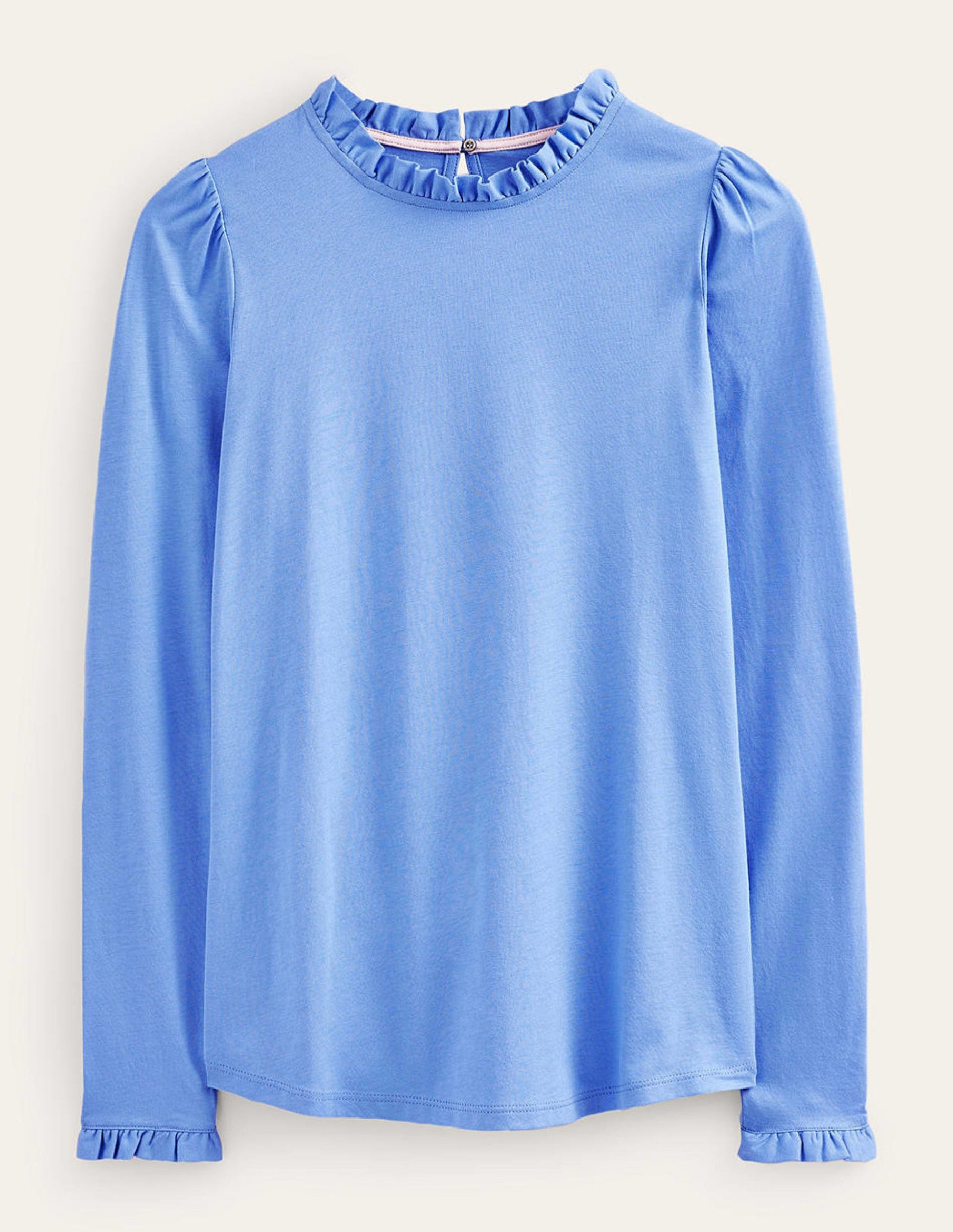 Supersoft Frill Detail Top-Marina-5