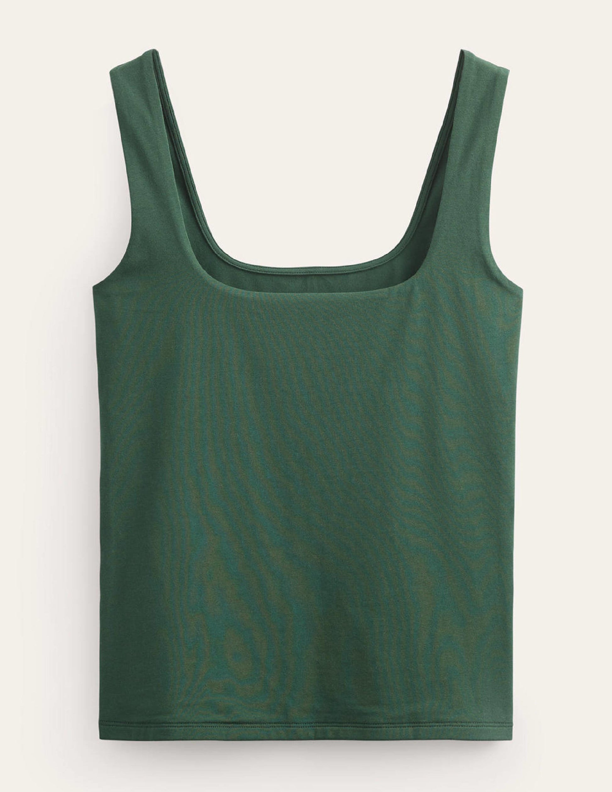 Double Layer Square Neck Vest-Chatsworth Green-5