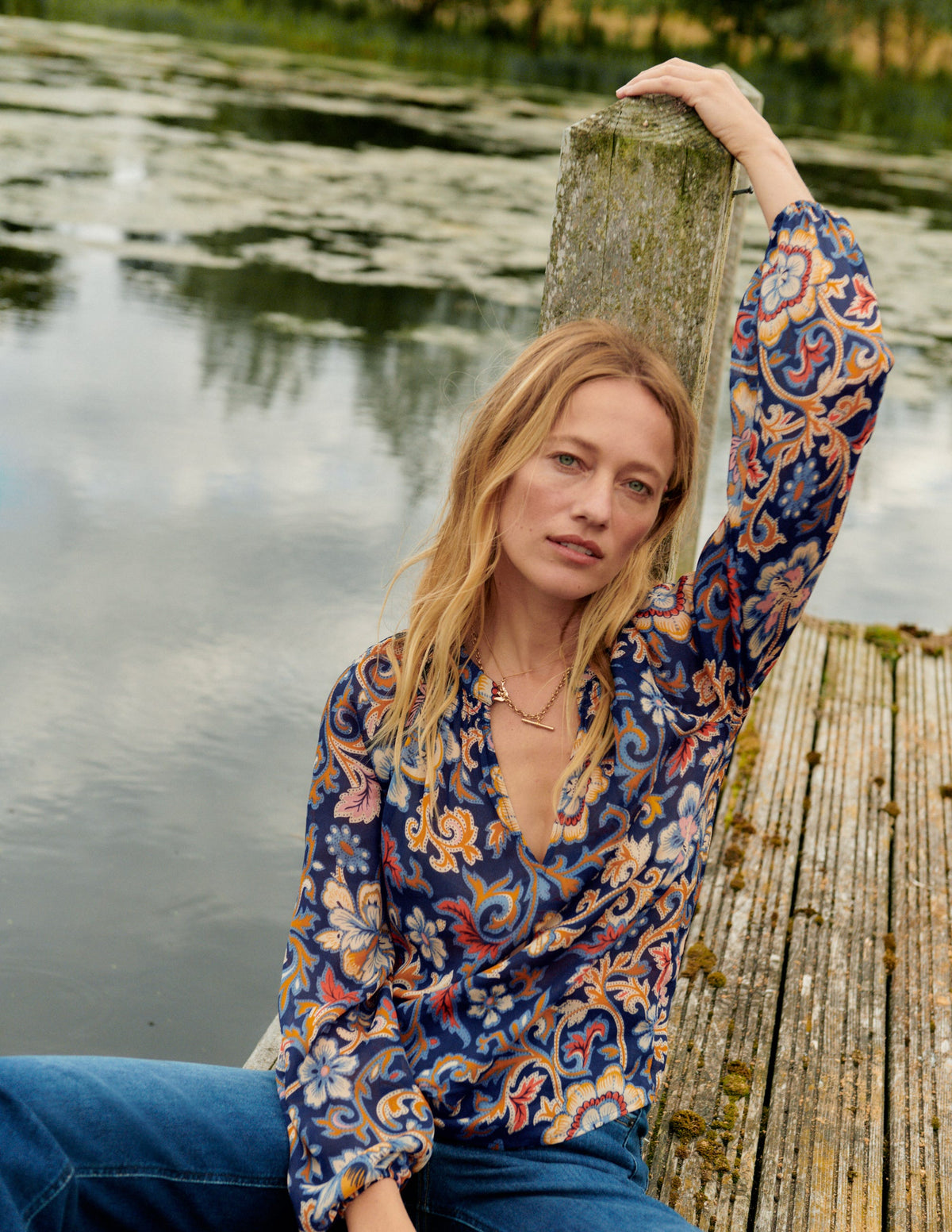 Grace Top-Multi, Botanical Lawn-5