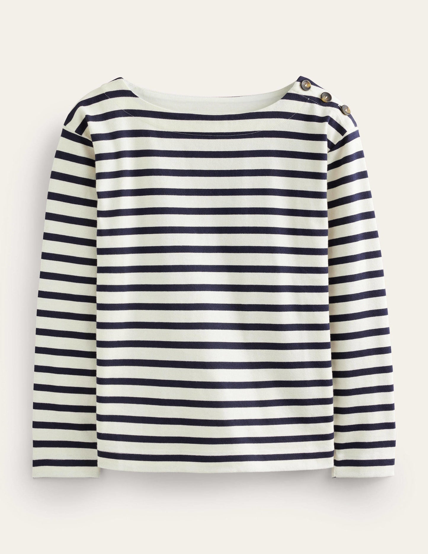 Sophie Breton Top-Ivory, Navy