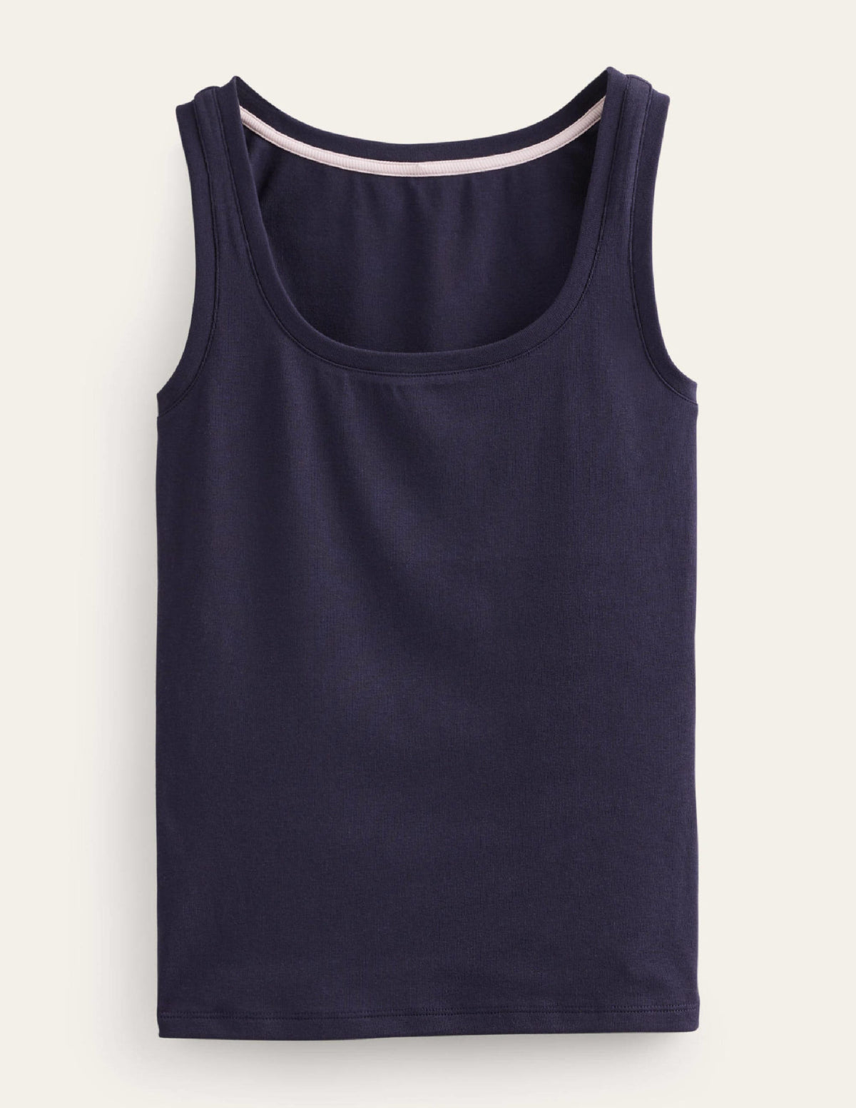 Essential Scoop-Neck Vest-Navy-5