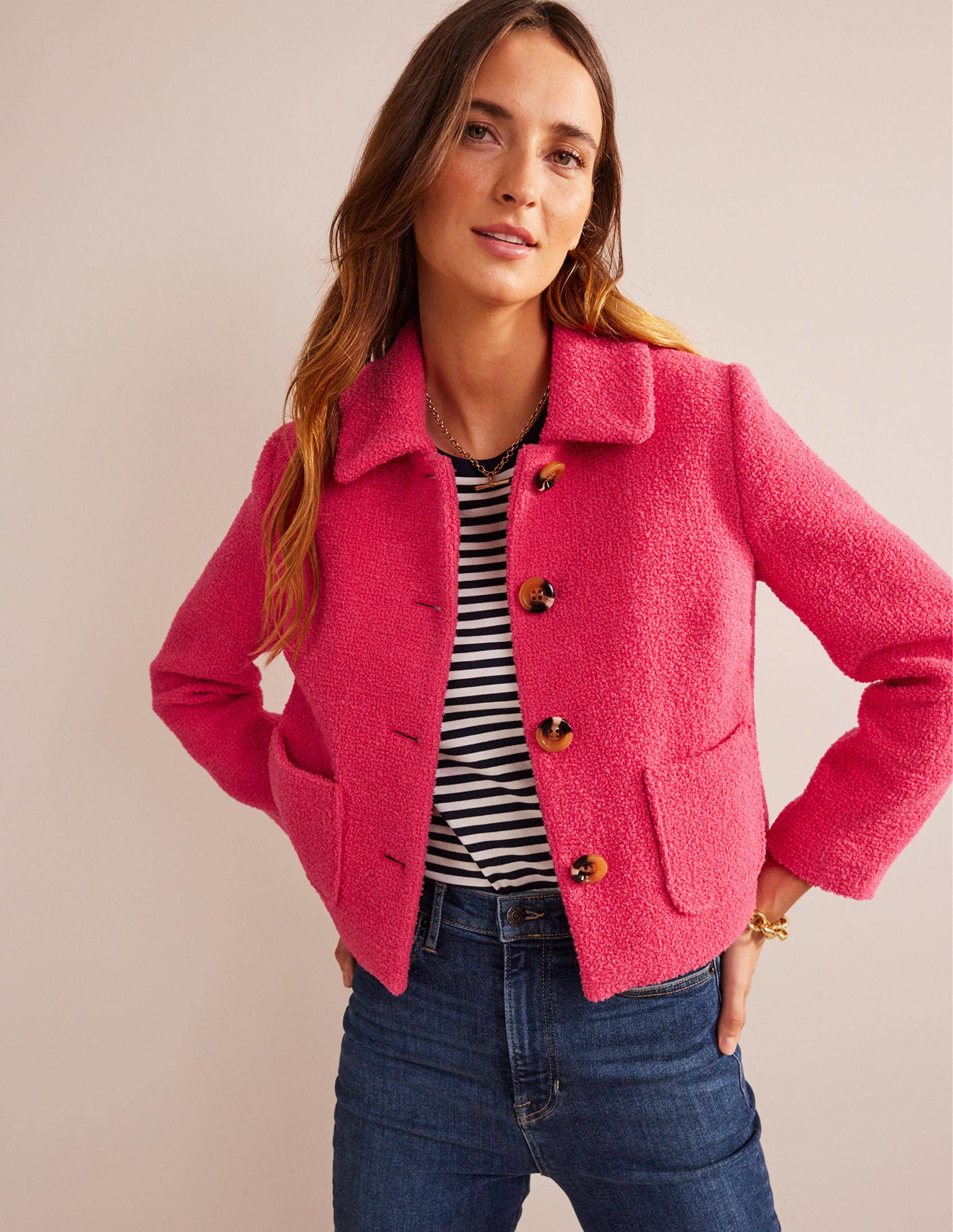 Rye Cropped Jacket-Teaberry-1