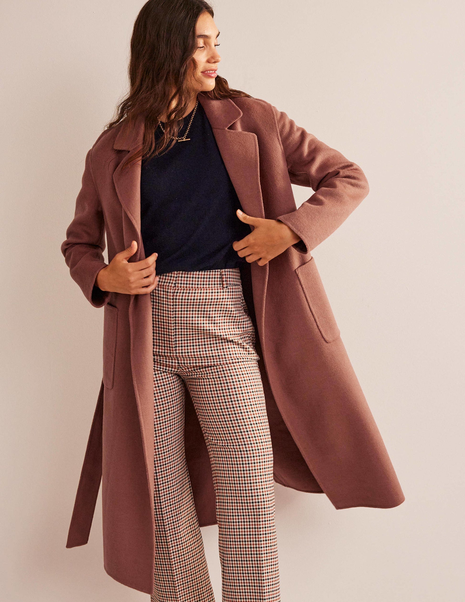 Bristol Wool-Blend Coat-Dusty Pink-1