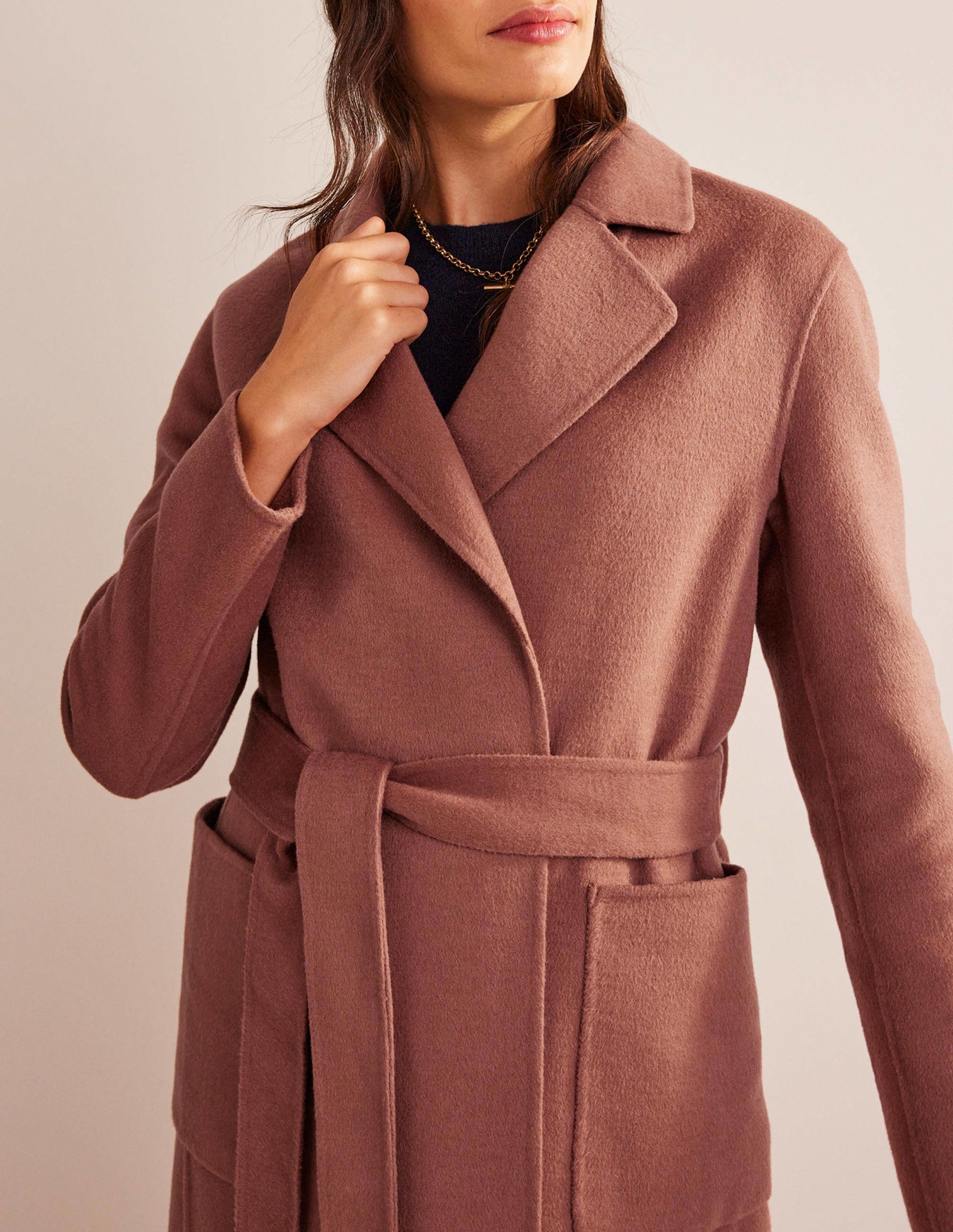 Bristol Wool-Blend Coat-Dusty Pink-3