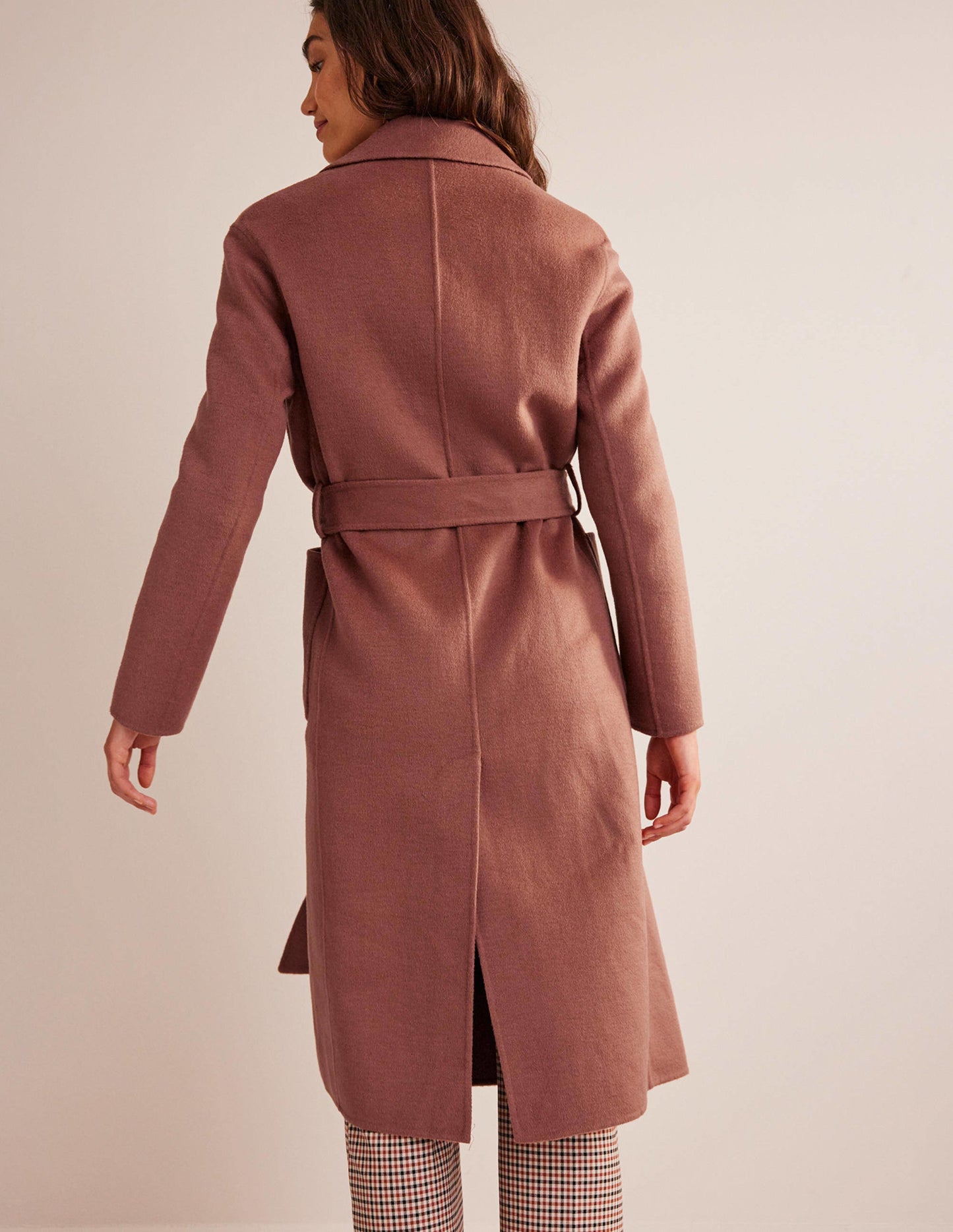 Bristol Wool-Blend Coat-Dusty Pink