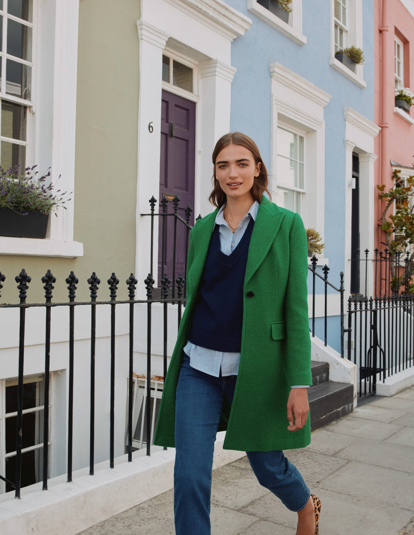 Canterbury Textured Coat-Green