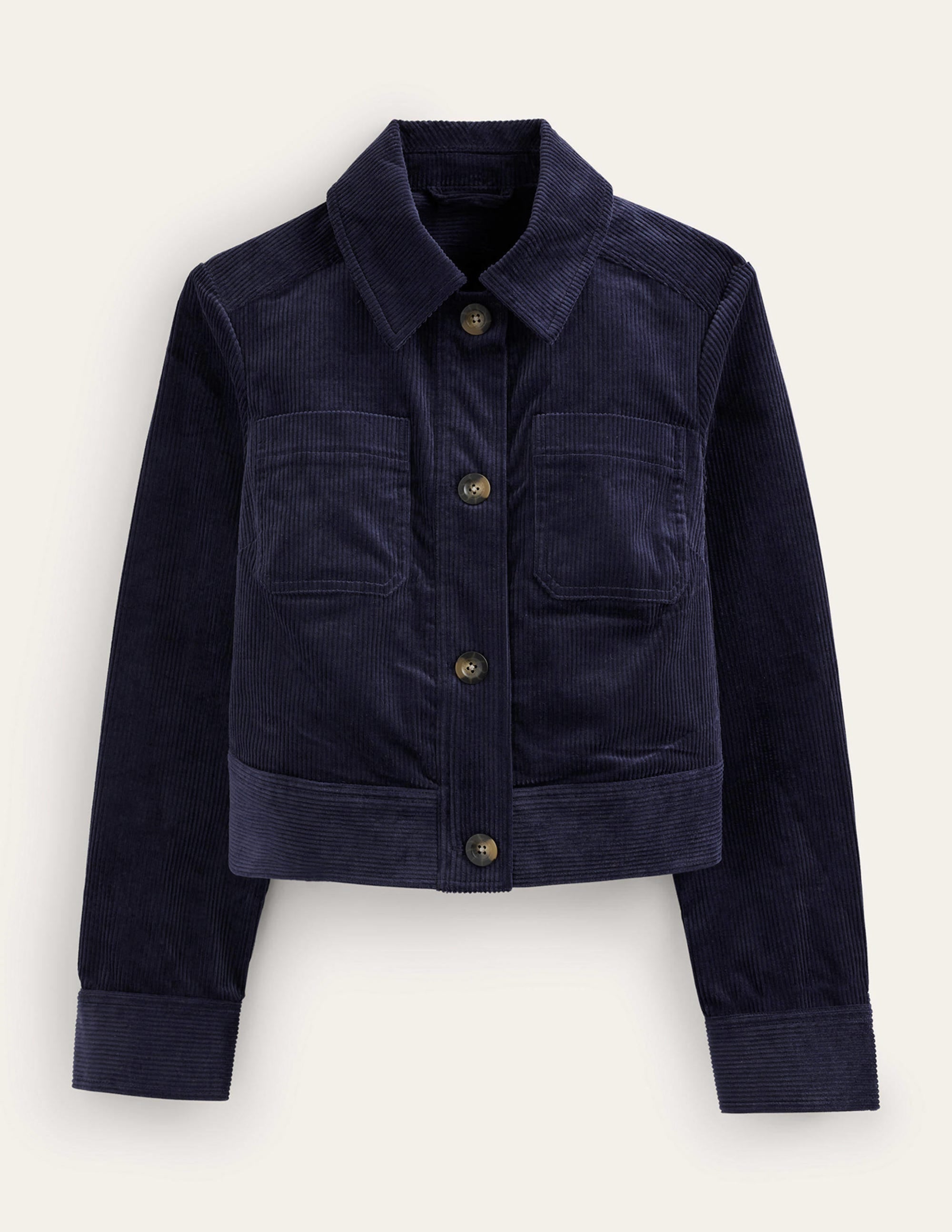 Corduroy Jacket-Navy - Image 6