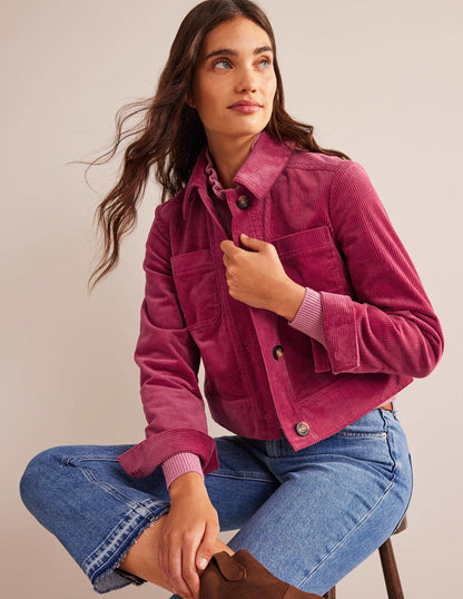 Corduroy Jacket-Warm Cranberry-4