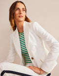 The Canonbury Tailored Blazer-Ivory