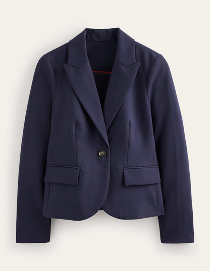 The Canonbury Tailored Blazer-Navy-6