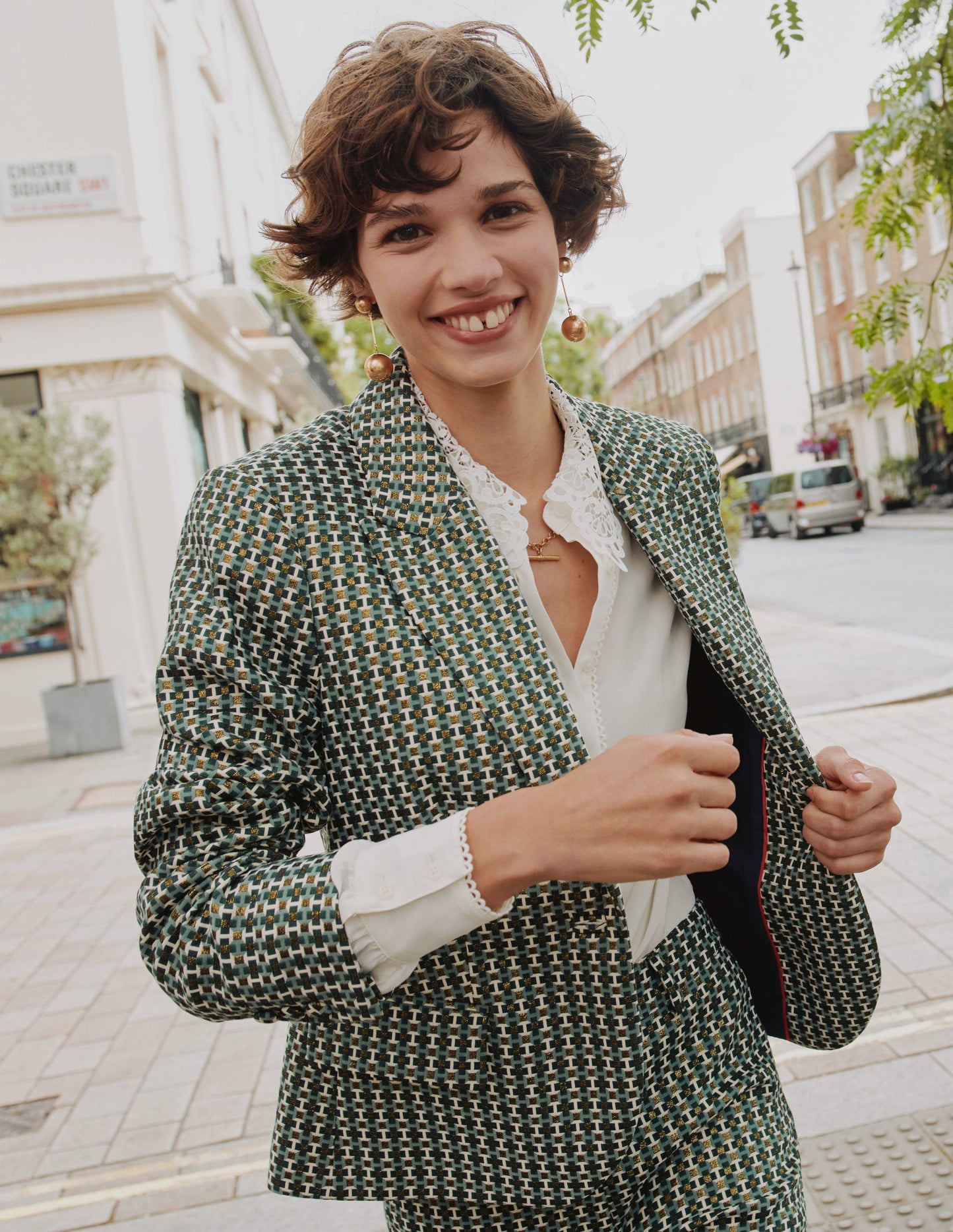 Canonbury Jacquard Blazer-Jacquard