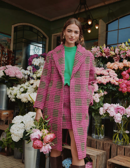 Bristol Wool Check Coat-Pink Boucle Check-6