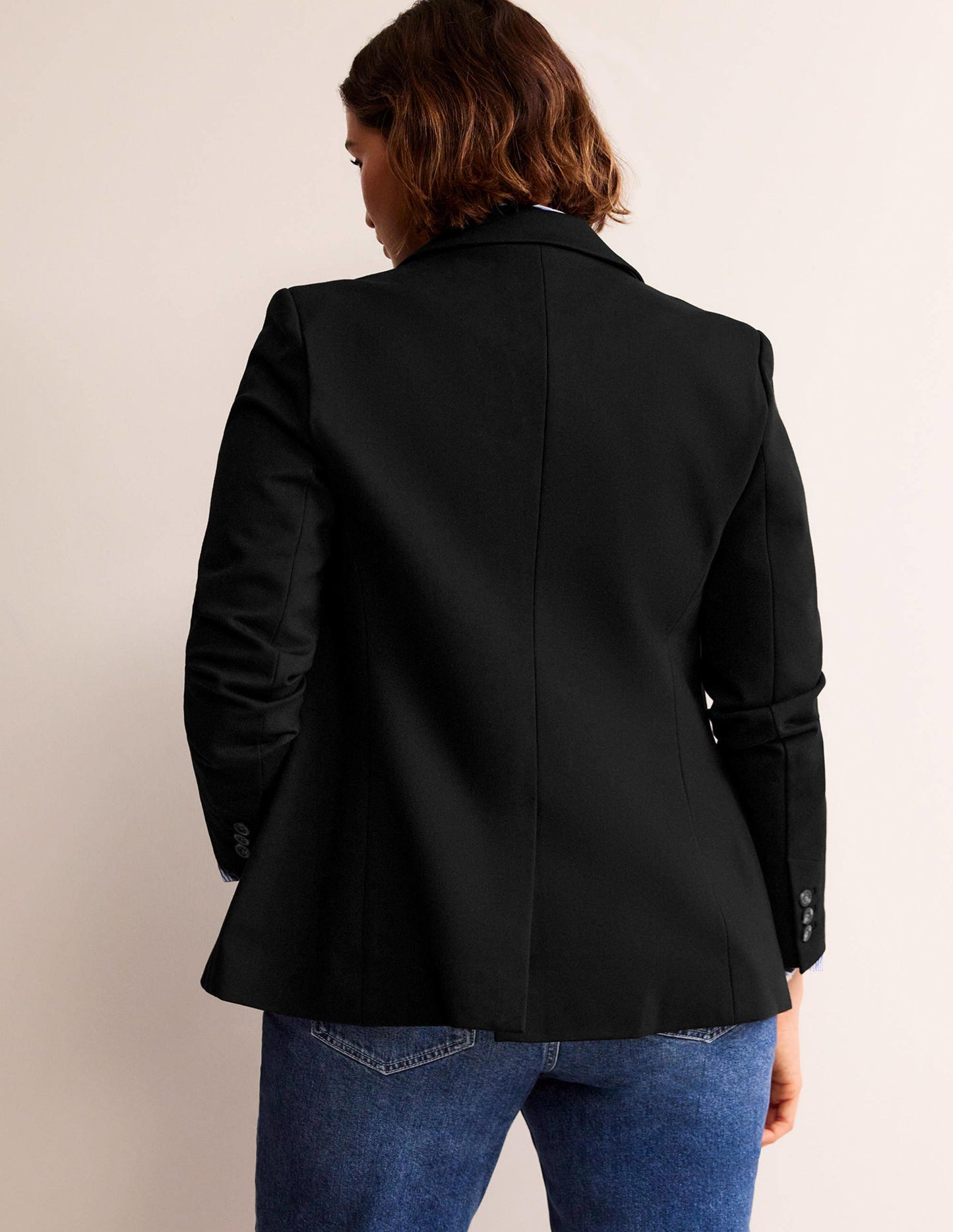 Marylebone Ponte Blazer-Black