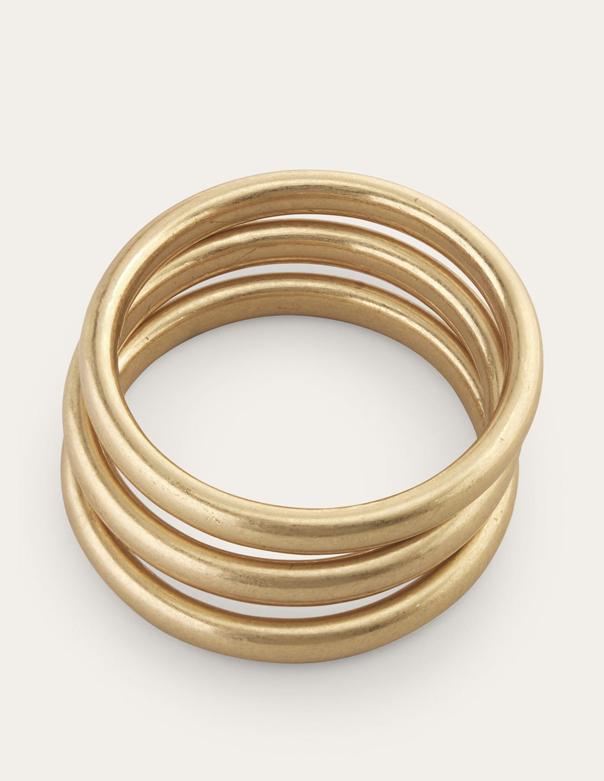3 Pack Chunky Bangles-Gold - Image 2