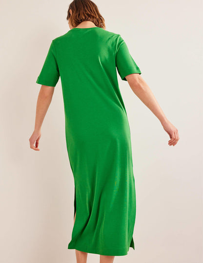 Jersey Midi T-Shirt Dress-Rolling Hills-3