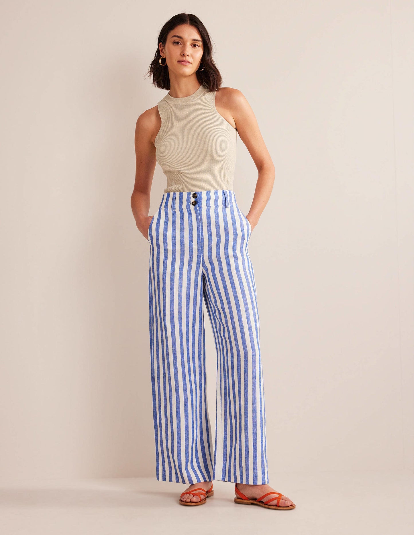 Ribbed Racer Vest-Chinchilla Melange