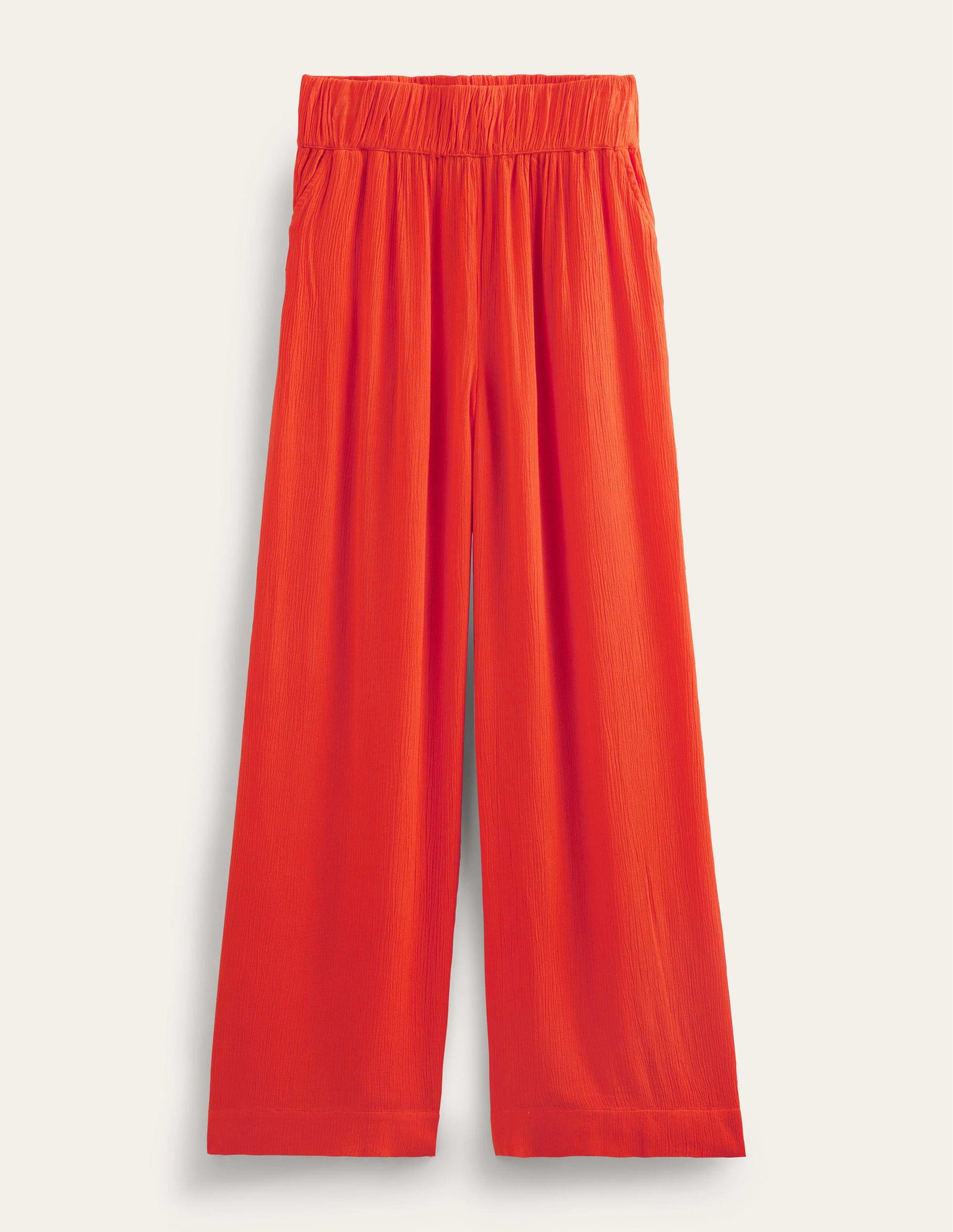 Crinkle Wide Leg Trousers-Firework-7