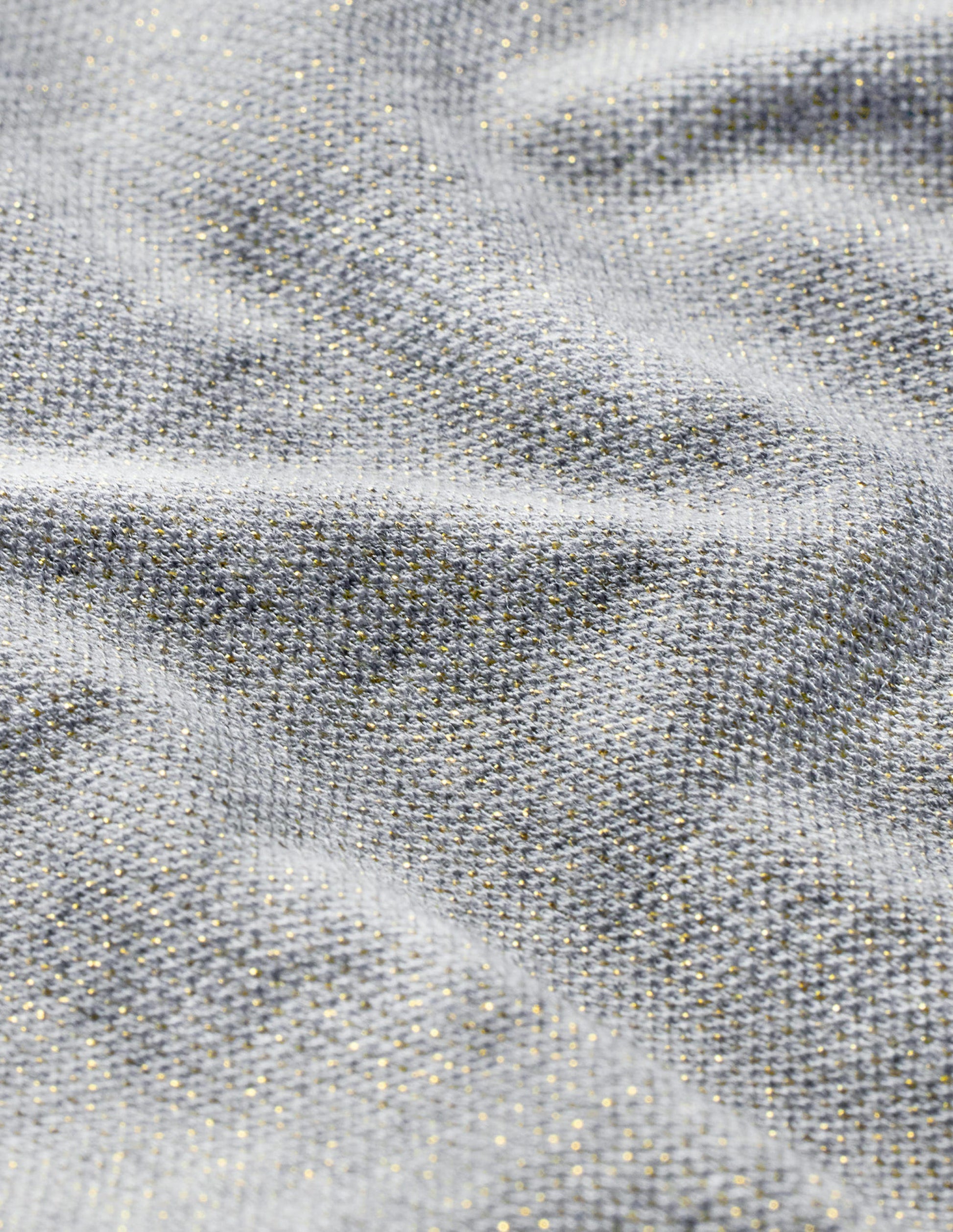 Boxy Sparkle Top-Grey Marl/Gold-6