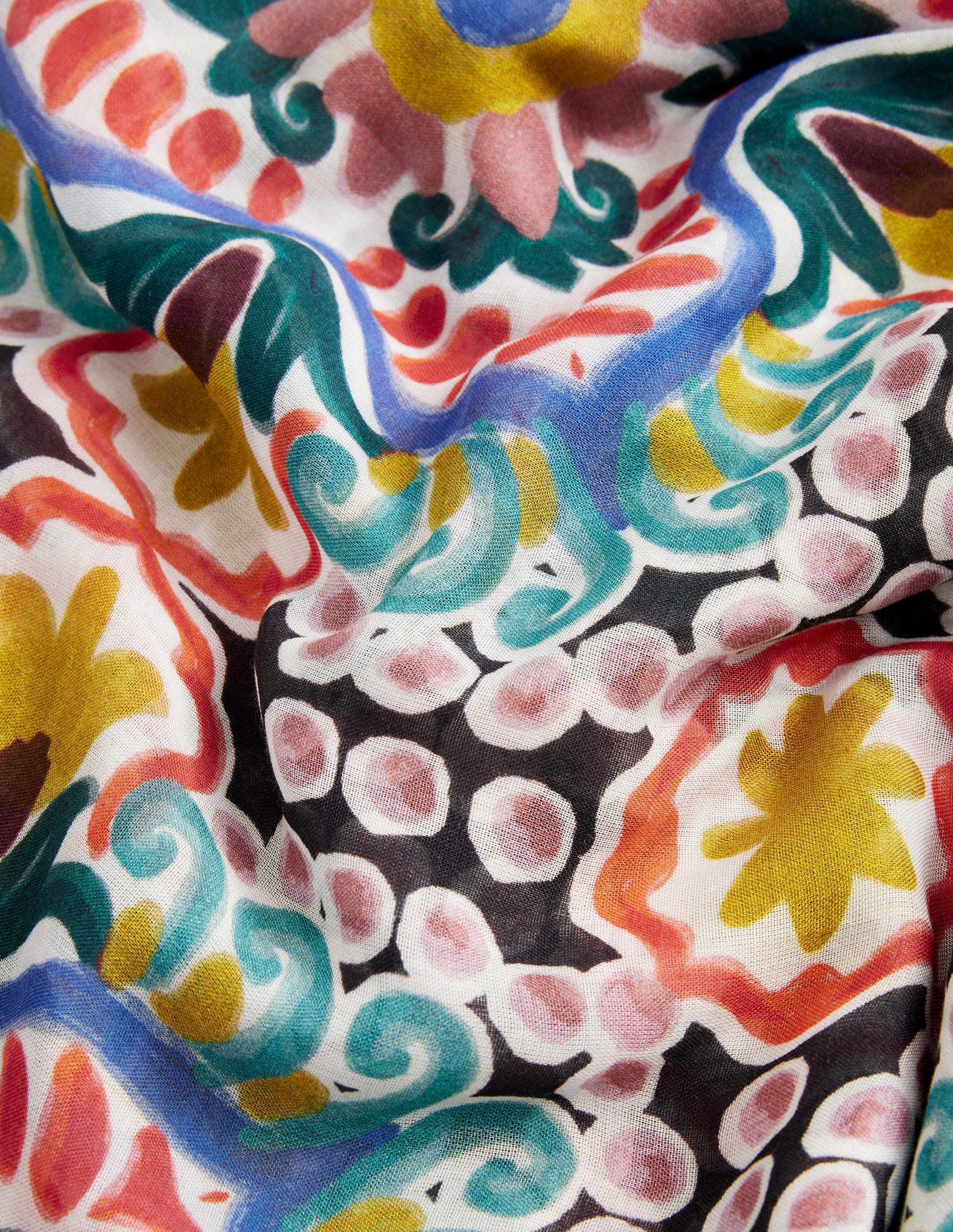 Printed Modal Scarf-Tapestry, Geo-2