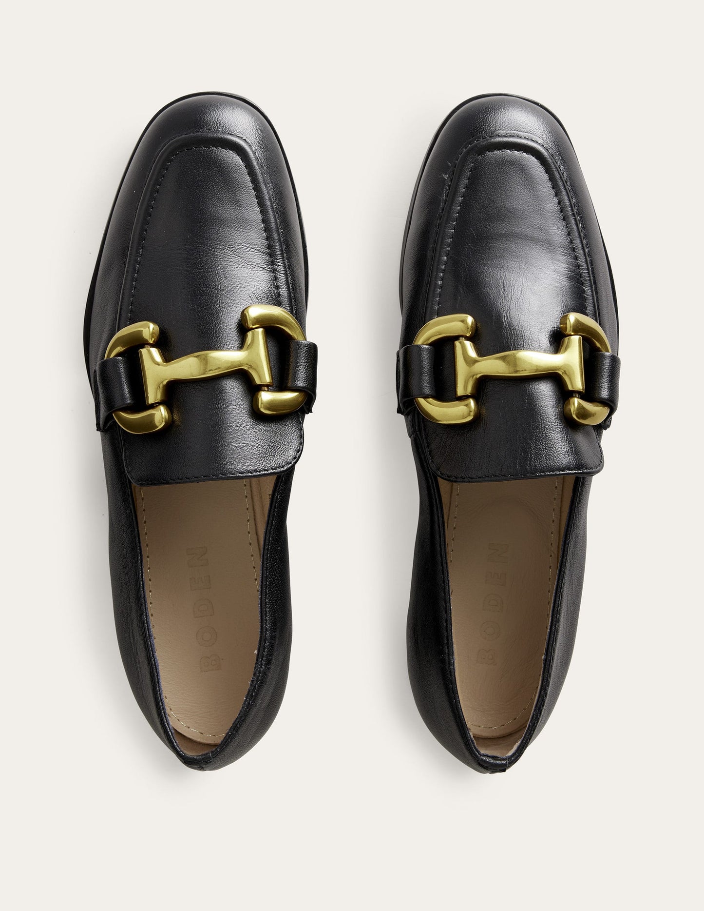 Iris Snaffle Loafers-Black