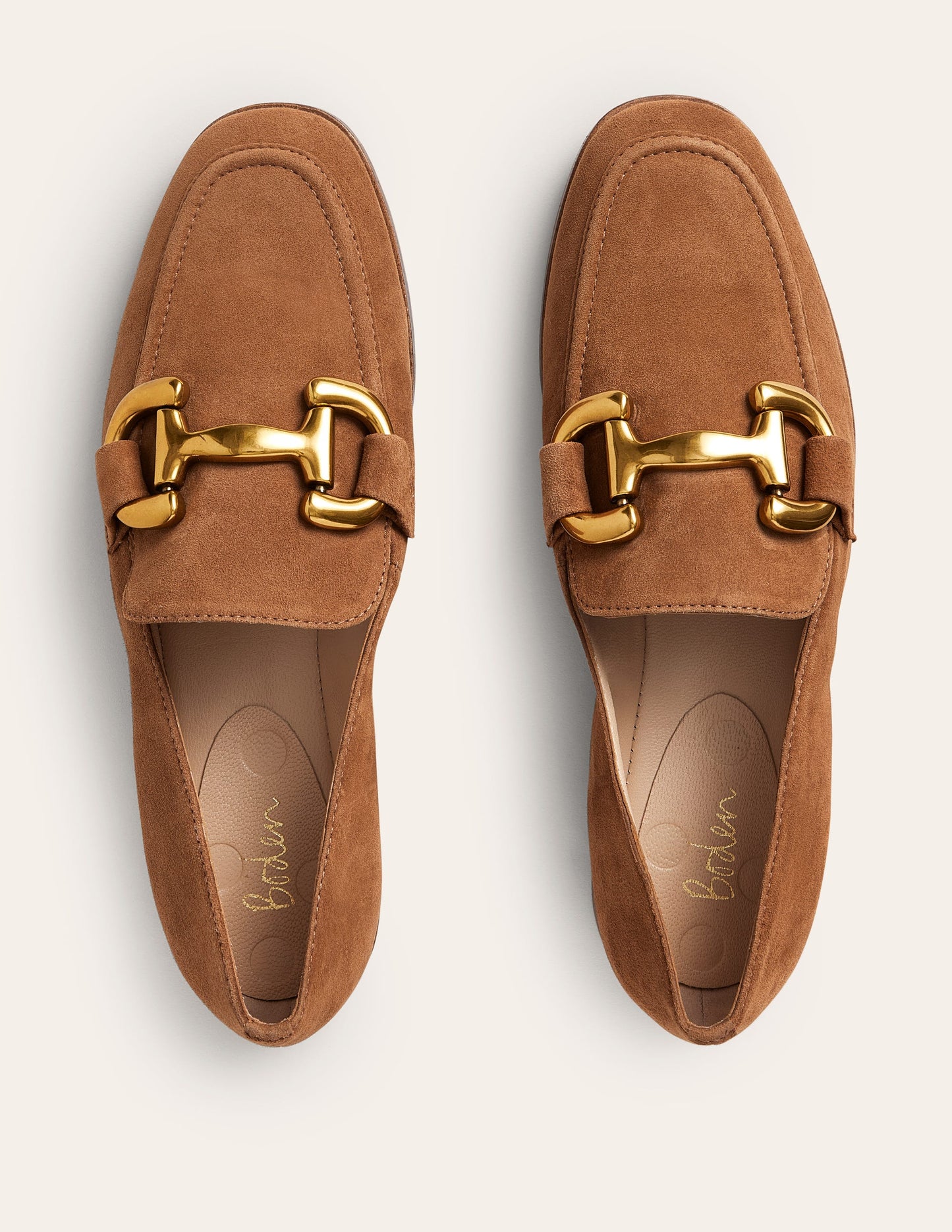 Iris Snaffle Loafers-Ginger Snap Suede