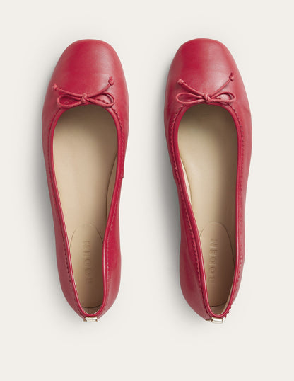 Kitty Flexi Sole Ballet Pumps-Pillarbox Red