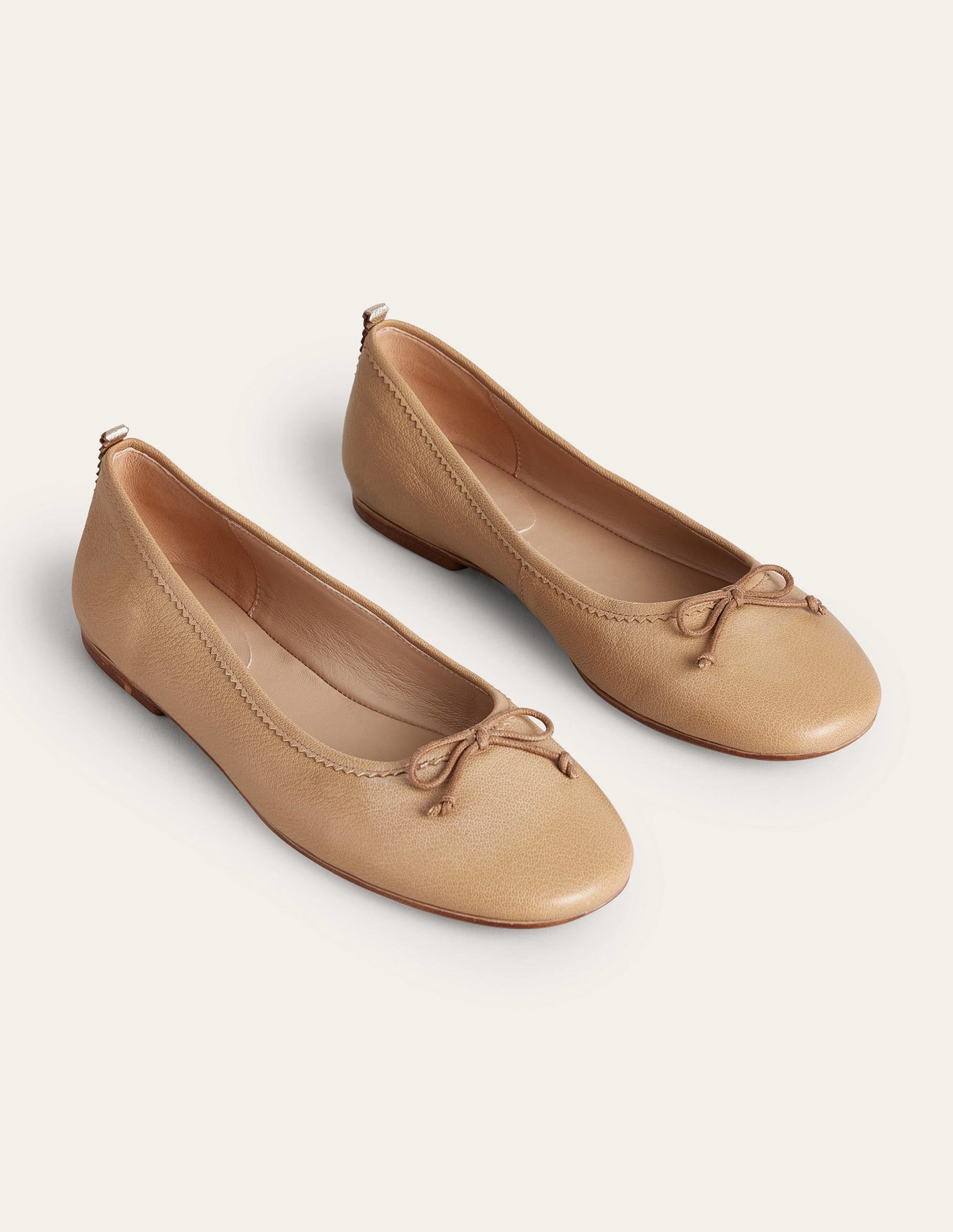 Kitty Flexi Sole Ballet Pumps-Maple Sugar - Image 3