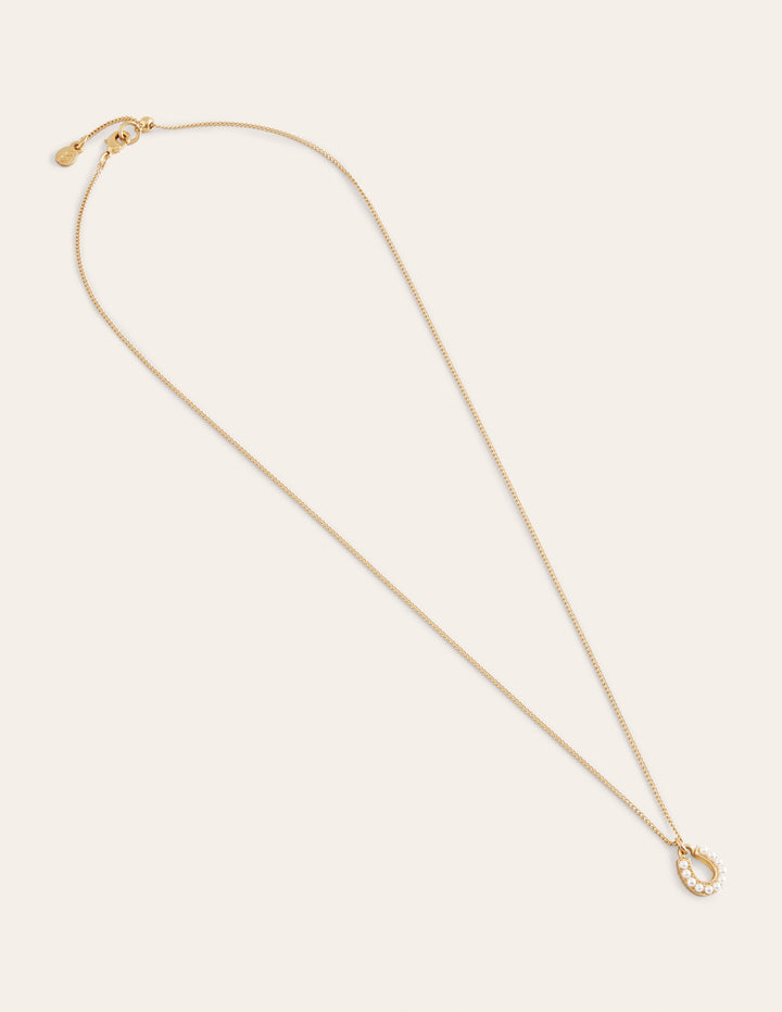 Charm Necklaces-Horse Shoe