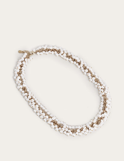 Beaded Necklace-Pearl-2