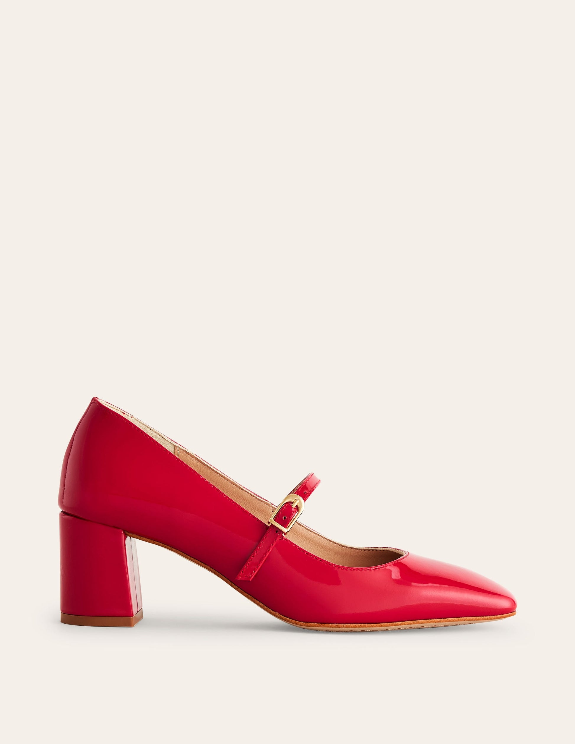 Block Heel Mary Jane-Flamenco Red Patent-2