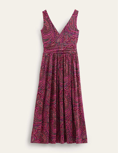 Sleeveless Jersey Maxi Dress-Ultra Pink, Palace-8