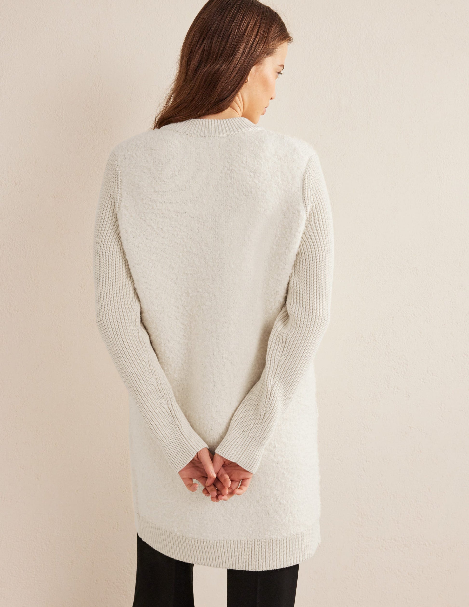 Cosy Boucle Coatigan-Warm Ivory-3
