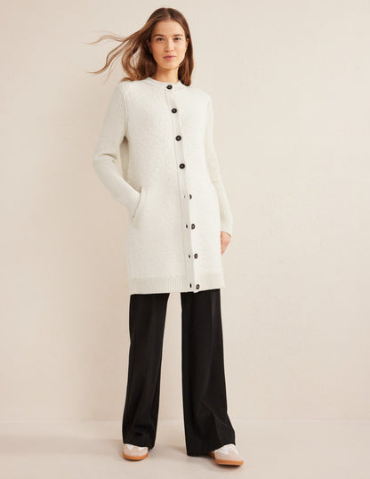 Cosy Boucle Coatigan-Warm Ivory-4
