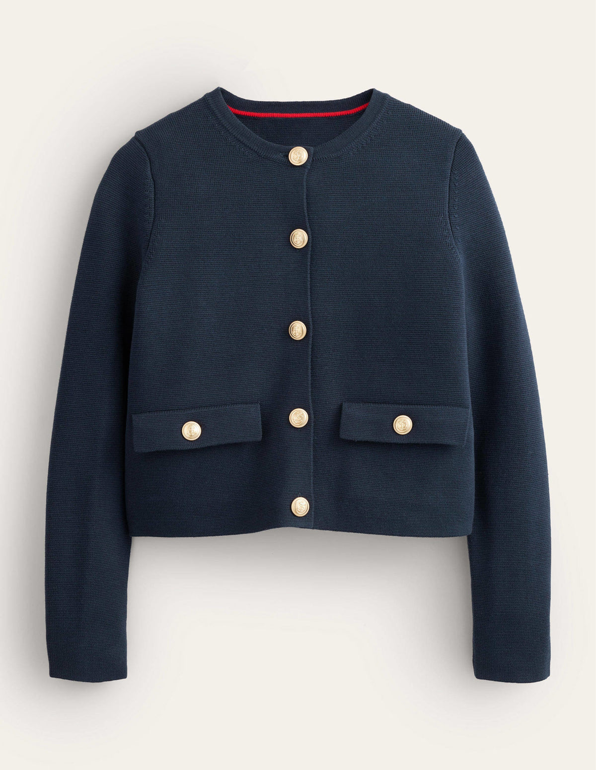 Holly Knitted Jacket-Navy-5