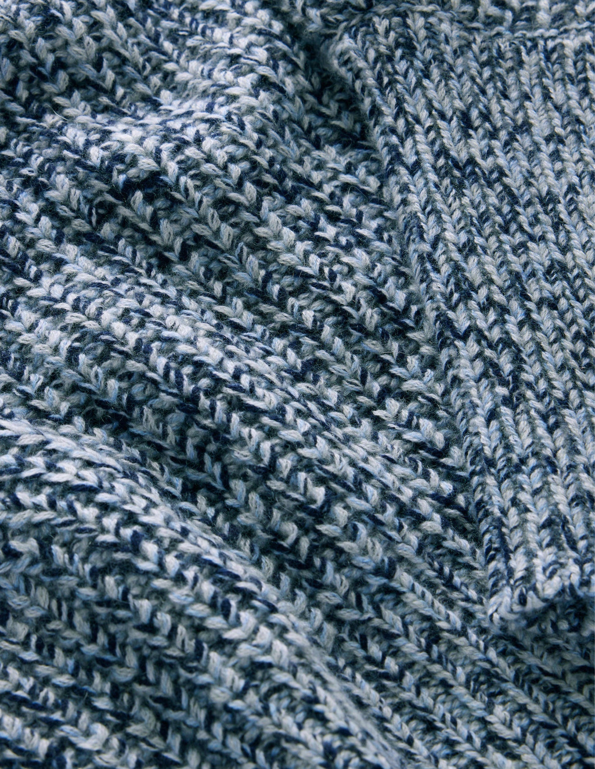 Chunky-Rib Cashmere Jumper-Blues Melange-6