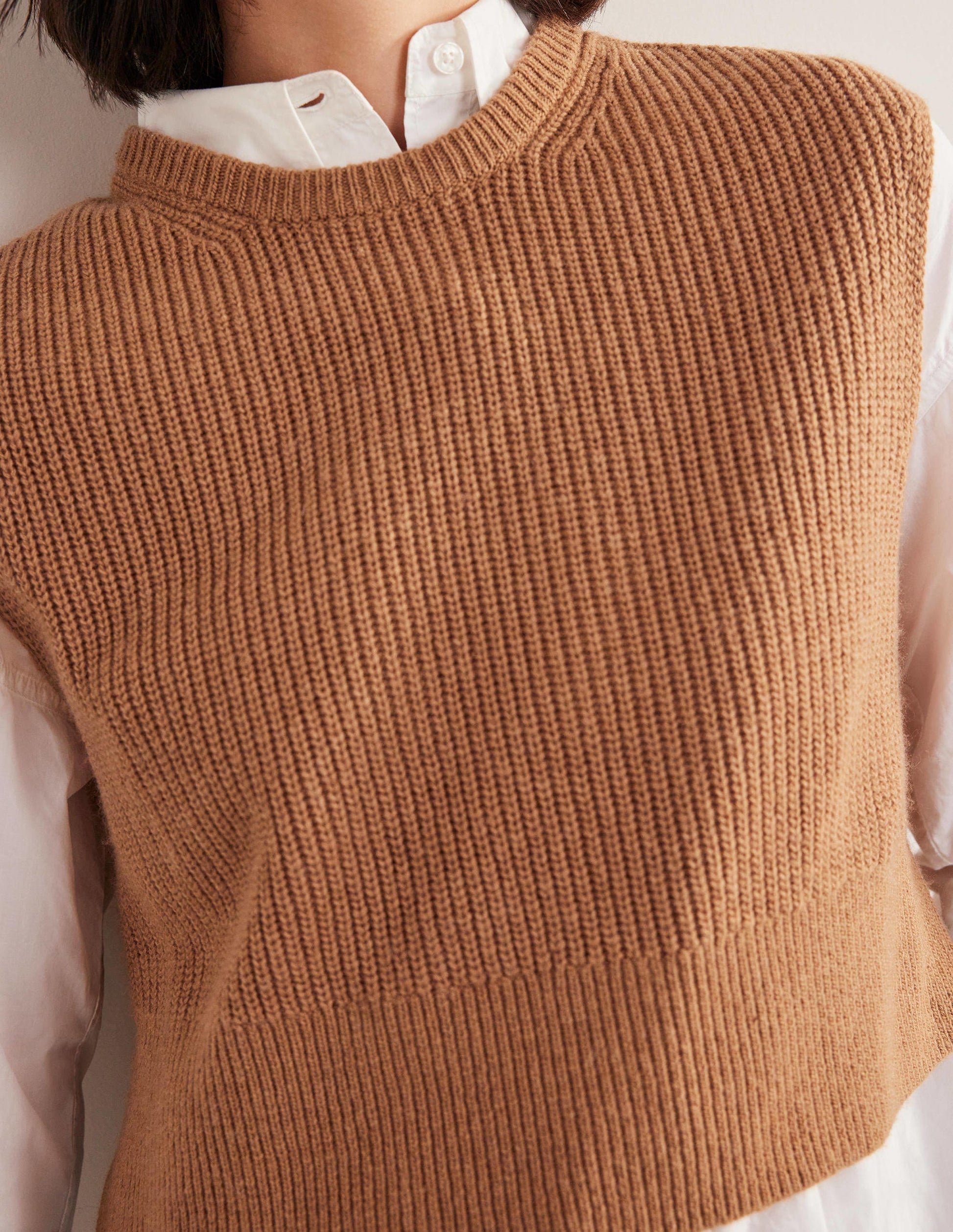 Cropped Ribbed Tank-Teddy Bear-1
