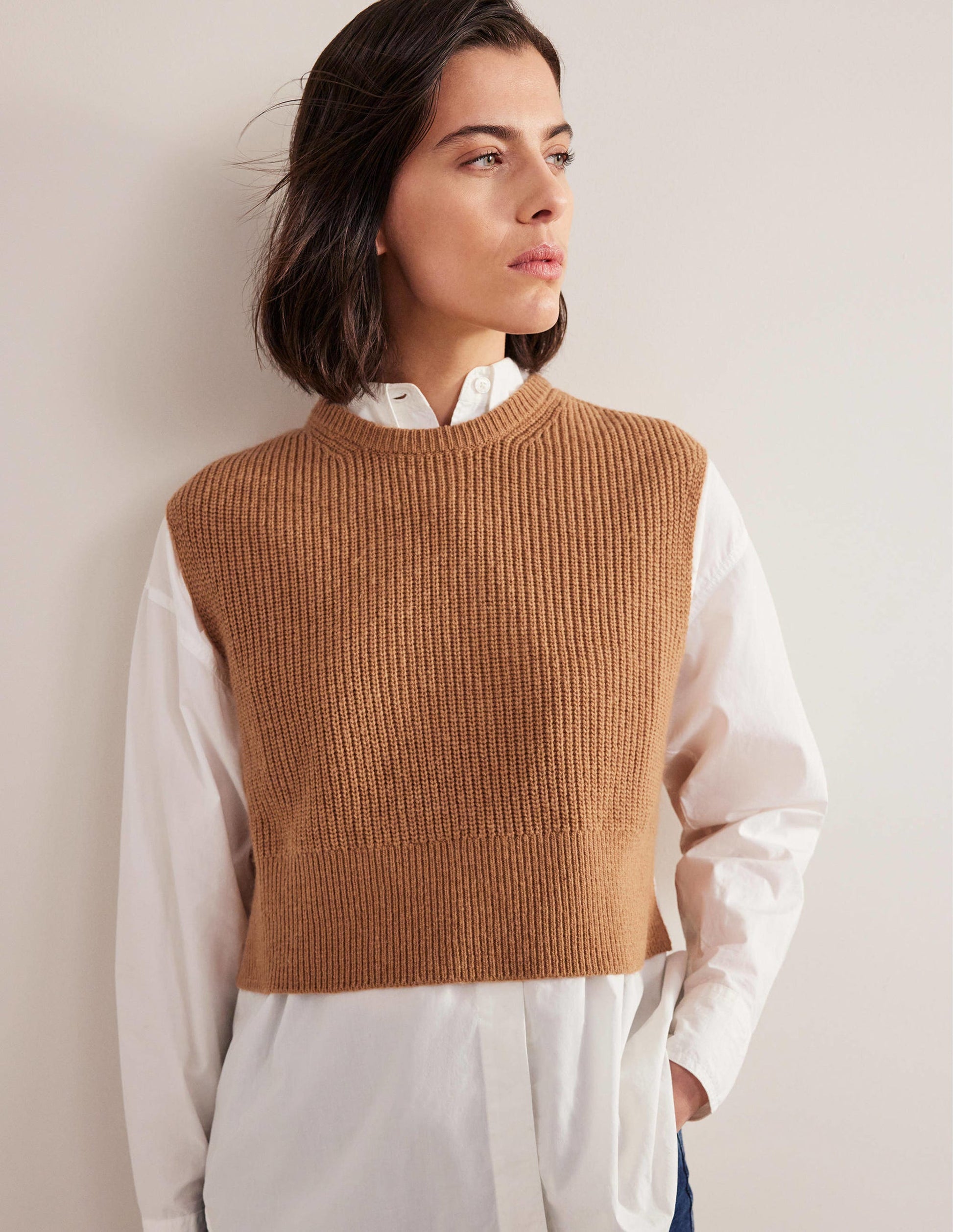 Cropped Ribbed Tank-Teddy Bear-5